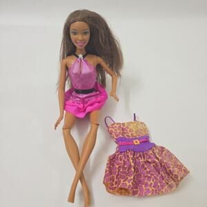 Barbie Nikki 2010 Fashionistas Doll African American Beautiful W Extra Dress